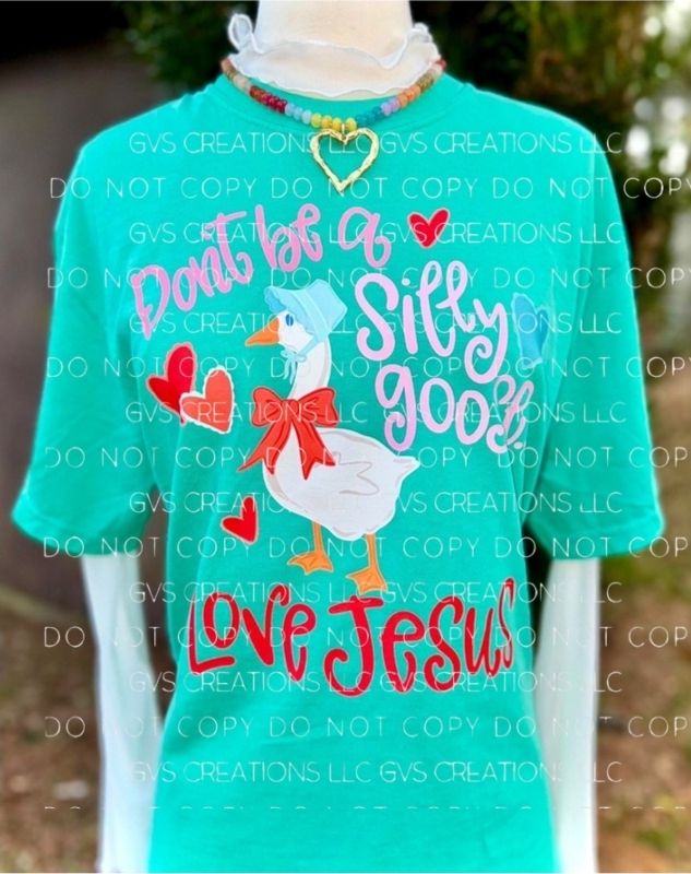 KIDS Don't be a silly goose Love Jesus
