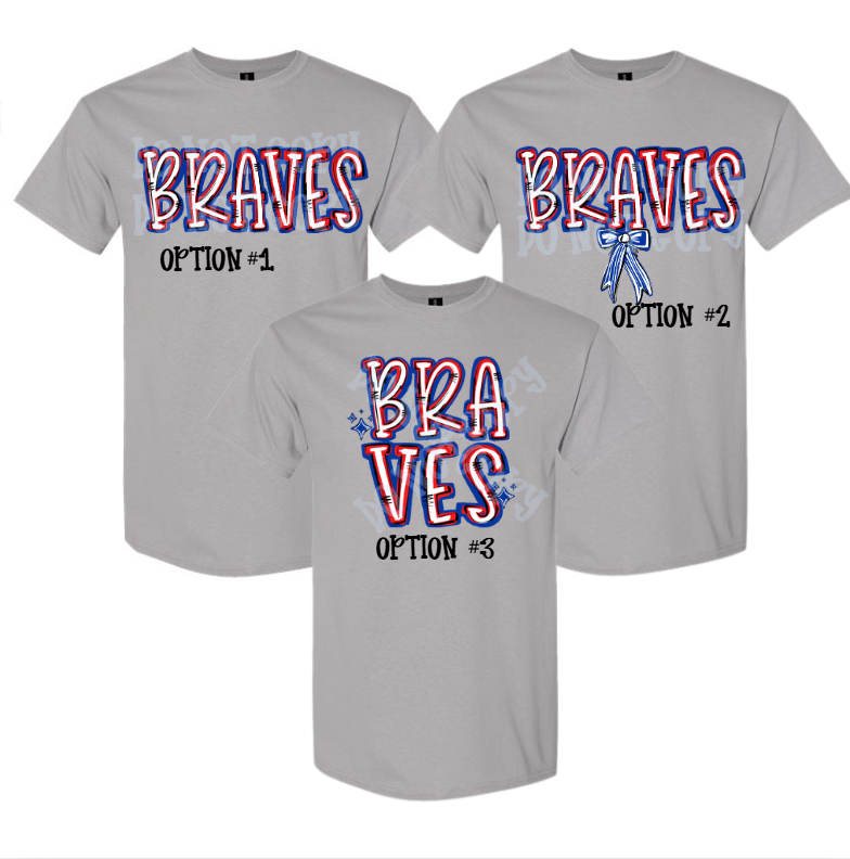 Braves stacked font