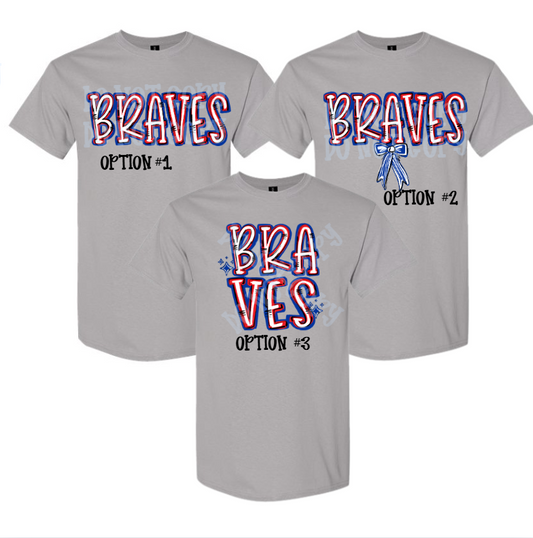 Braves stacked font