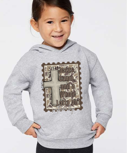 KIDS Jesus camo and a whole lotta dirt