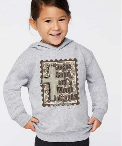 KIDS Jesus camo and a whole lotta dirt