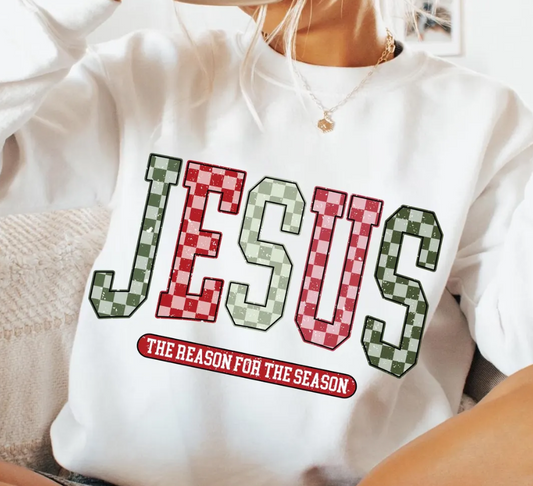 Jesus checkered alpha The reason for the season